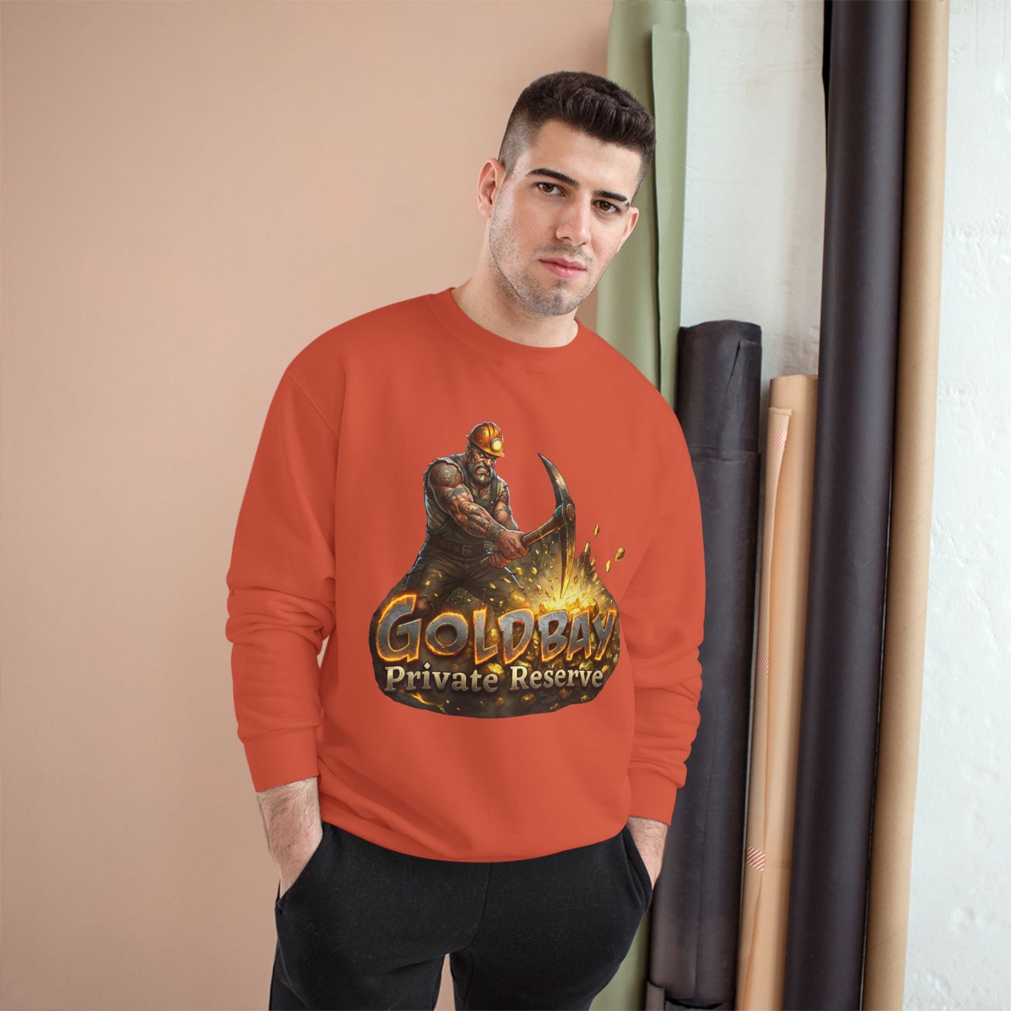 Champion Sweatshirt — Goldbrain Private Reserve Graphic Crewneck