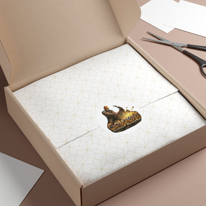 Gold Bay Private Reserve Miner Logo Sticker — Round Vinyl Decal