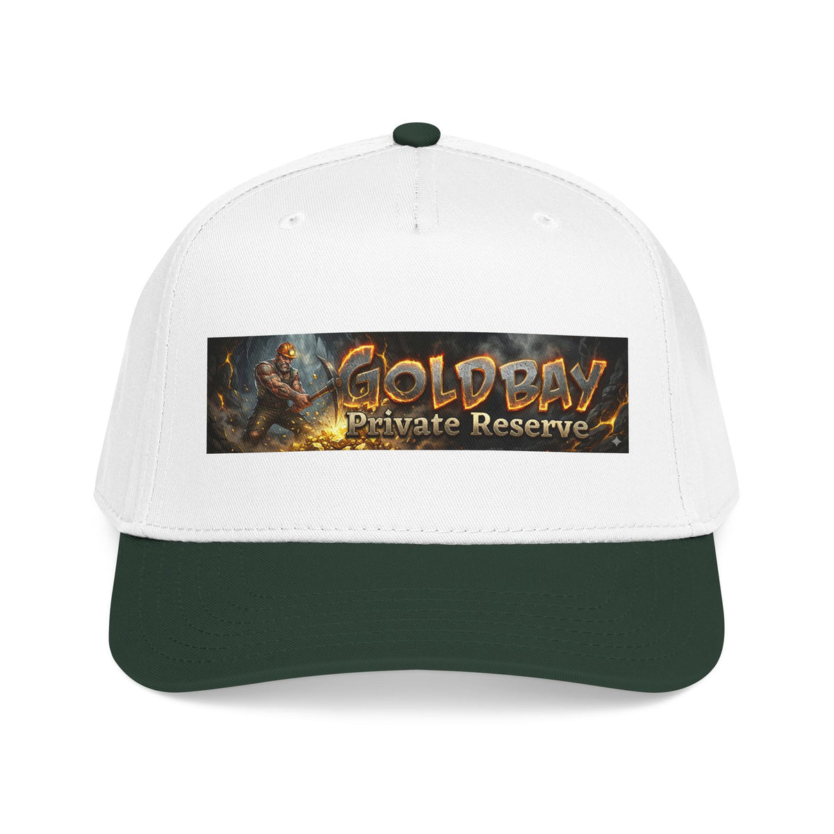 GoldPay 'Private Reserve' Baseball Cap — Miner Logo Strapback