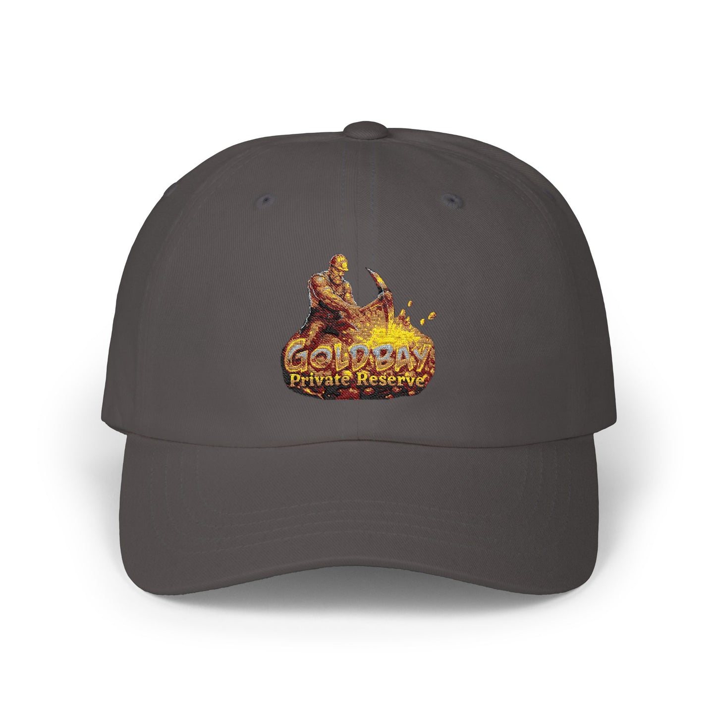 Dad Cap — Retro Gold Lava Graphic Classic Dad Cap