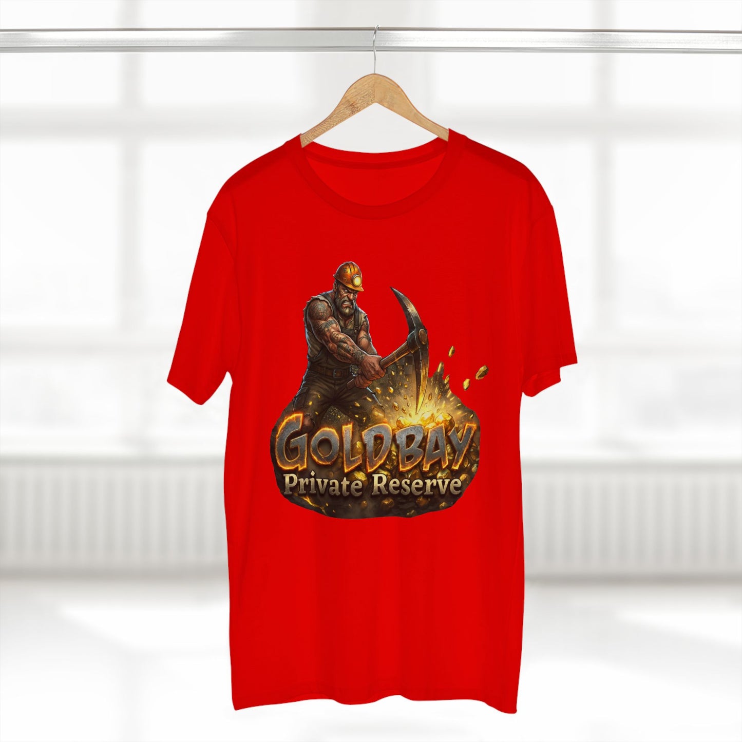 Gold Davy Private Reserve Miner T-Shirt — Gold Miner Graphic Tee