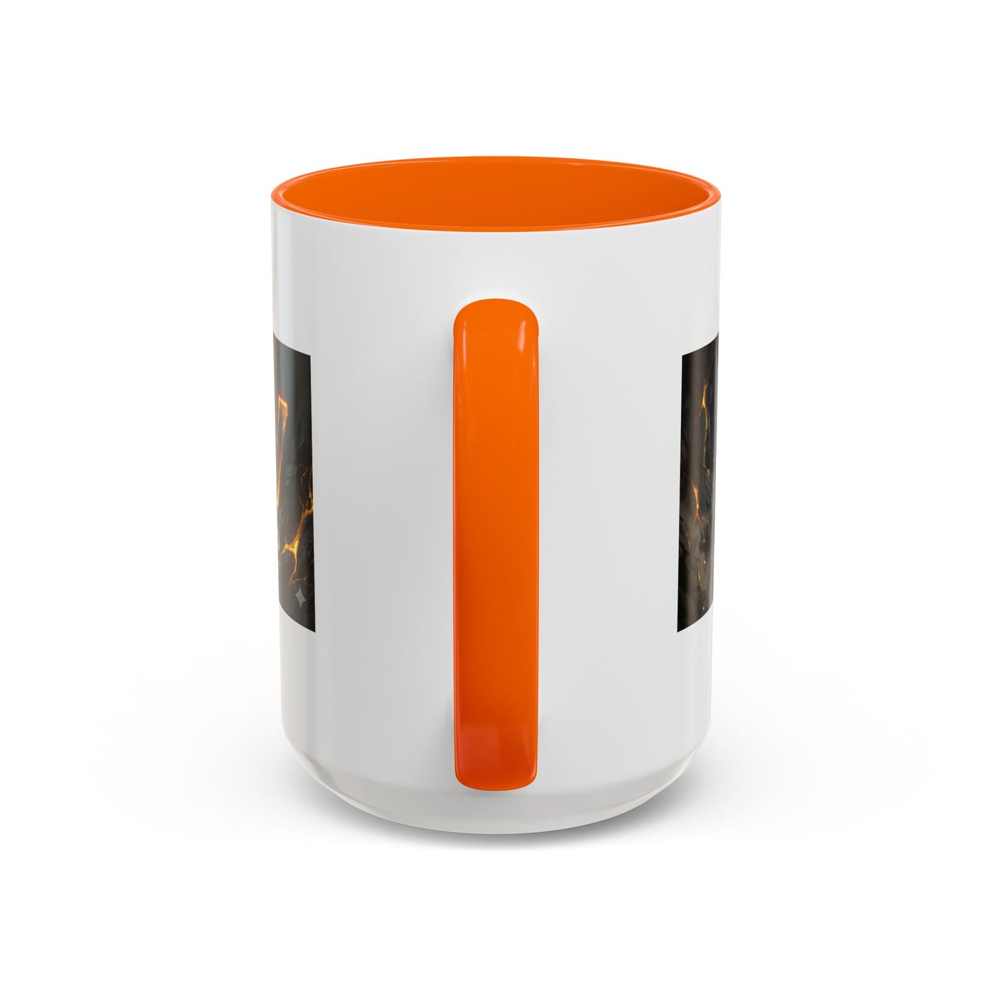 Goldbay Reserve Accent Coffee Mug — Bold Fiery Logo 11/15oz