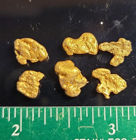 #4 Mesh Gold Nuggets: sold in 2 gram lots