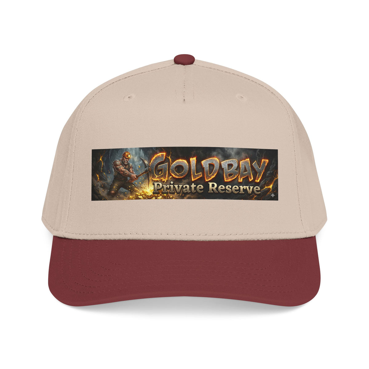 GoldPay 'Private Reserve' Baseball Cap — Miner Logo Strapback