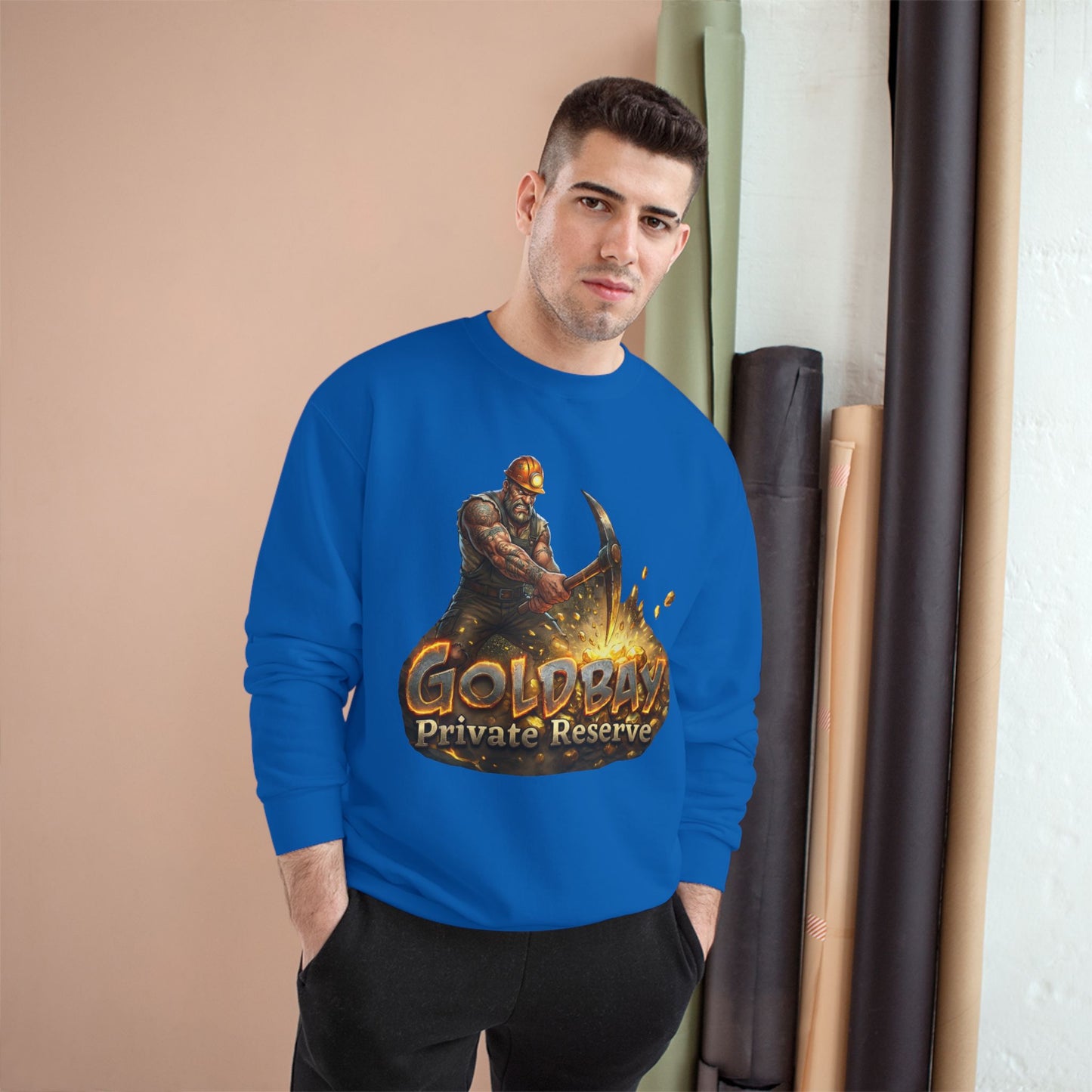 Champion Sweatshirt — Goldbrain Private Reserve Graphic Crewneck