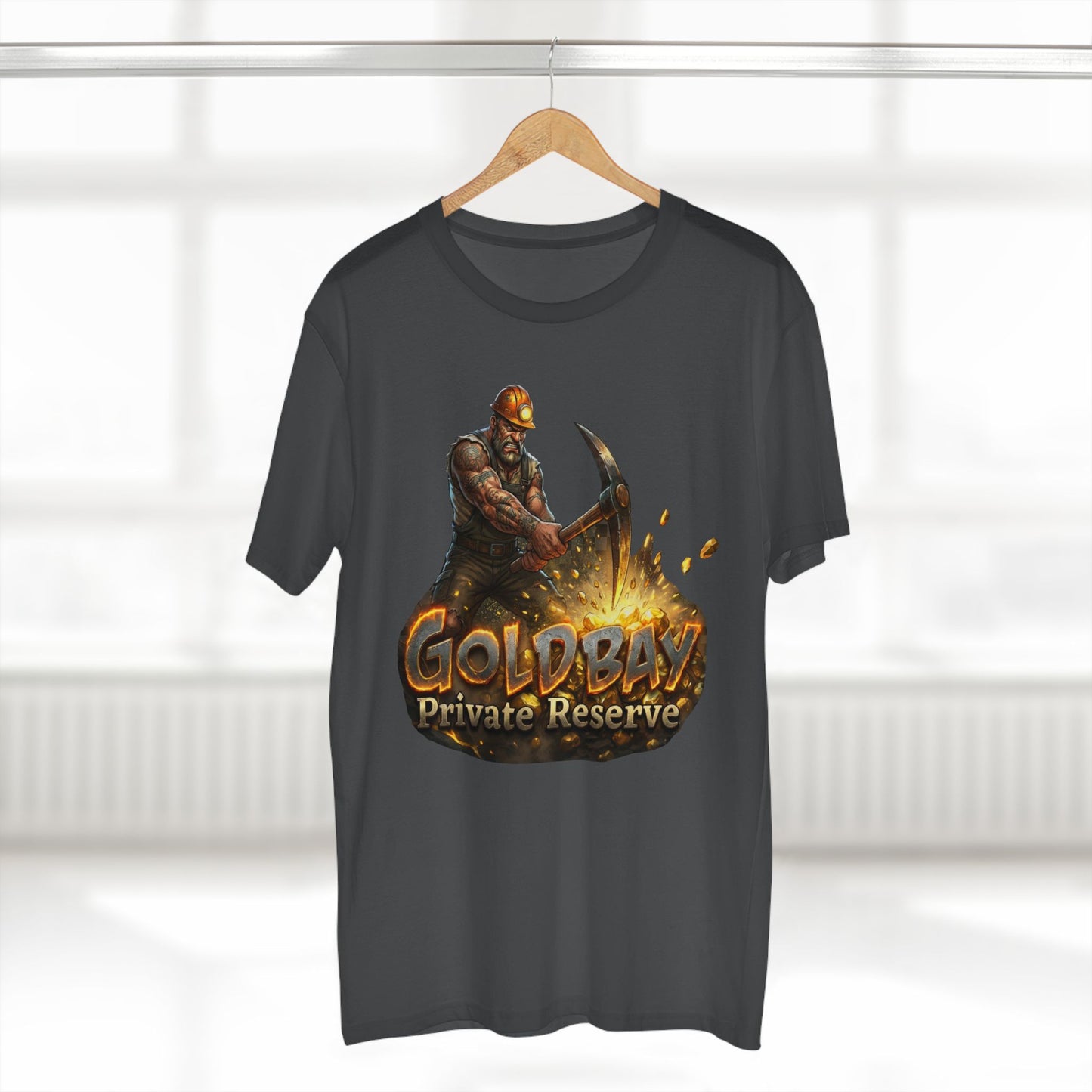 Gold Davy Private Reserve Miner T-Shirt — Gold Miner Graphic Tee