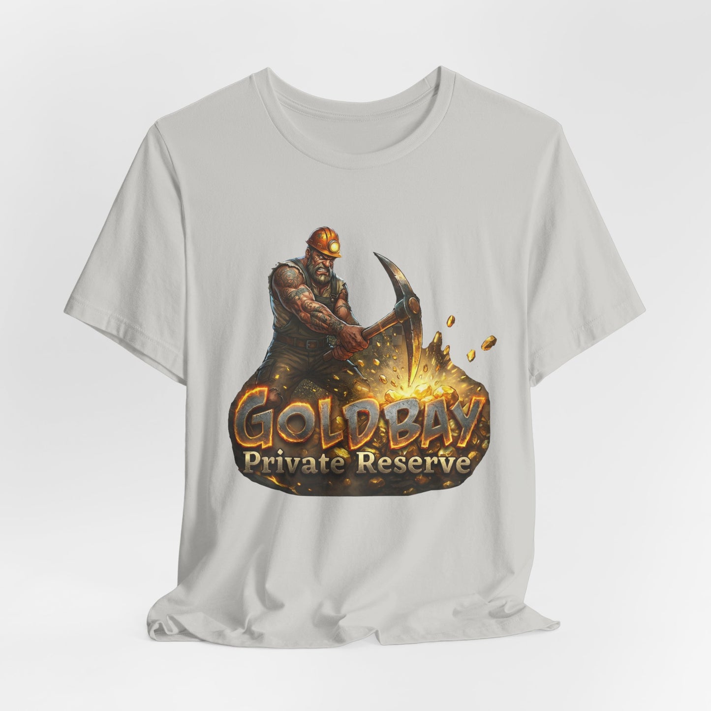 Gold Bay Private Reserve T-Shirt — Miner Logo Tee