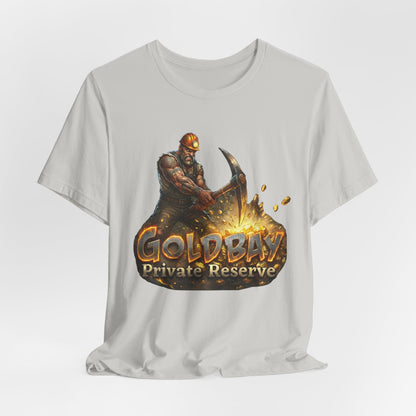 Gold Bay Private Reserve T-Shirt — Miner Logo Tee