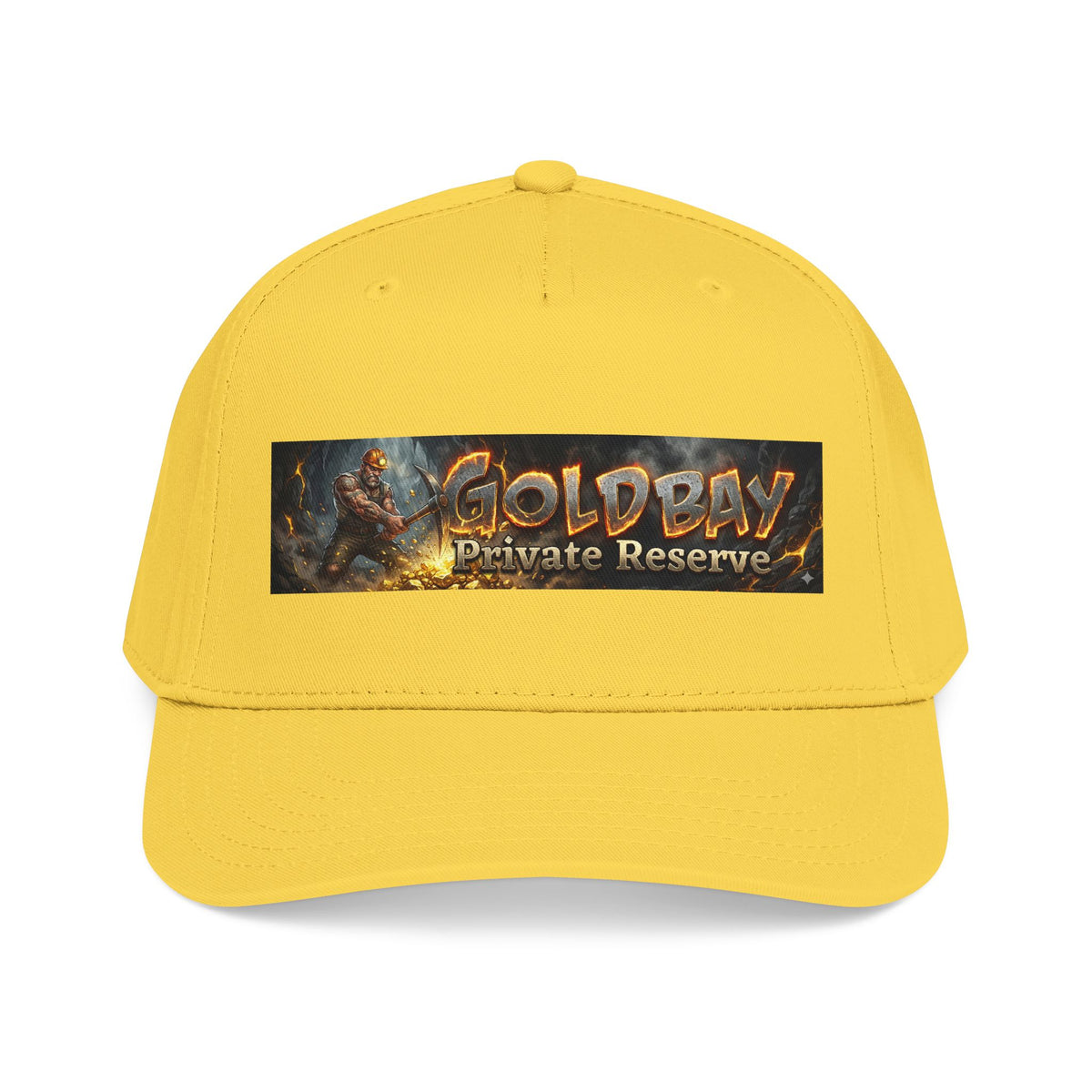 GoldPay 'Private Reserve' Baseball Cap — Miner Logo Strapback