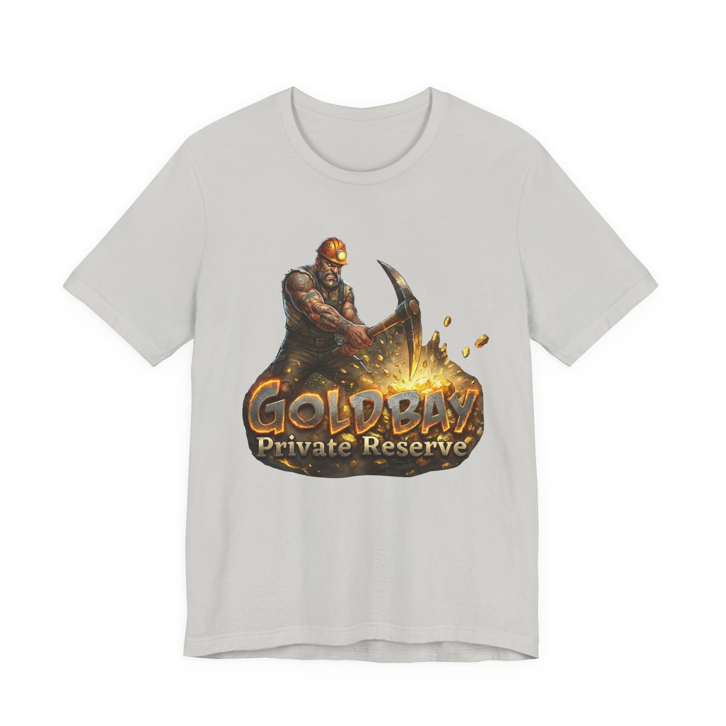 Gold Bay Private Reserve T-Shirt — Miner Logo Tee