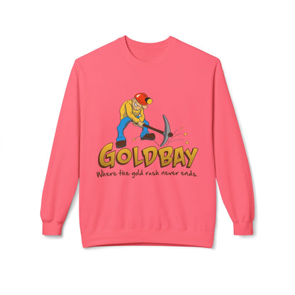 Gold Miner Sweatshirt – "Gold Bay" Graphic Crewneck (Where the gold rush never ends)