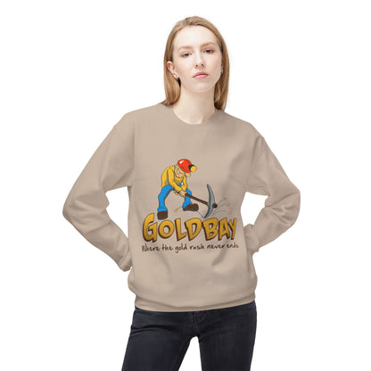 Gold Miner Sweatshirt – "Gold Bay" Graphic Crewneck (Where the gold rush never ends)