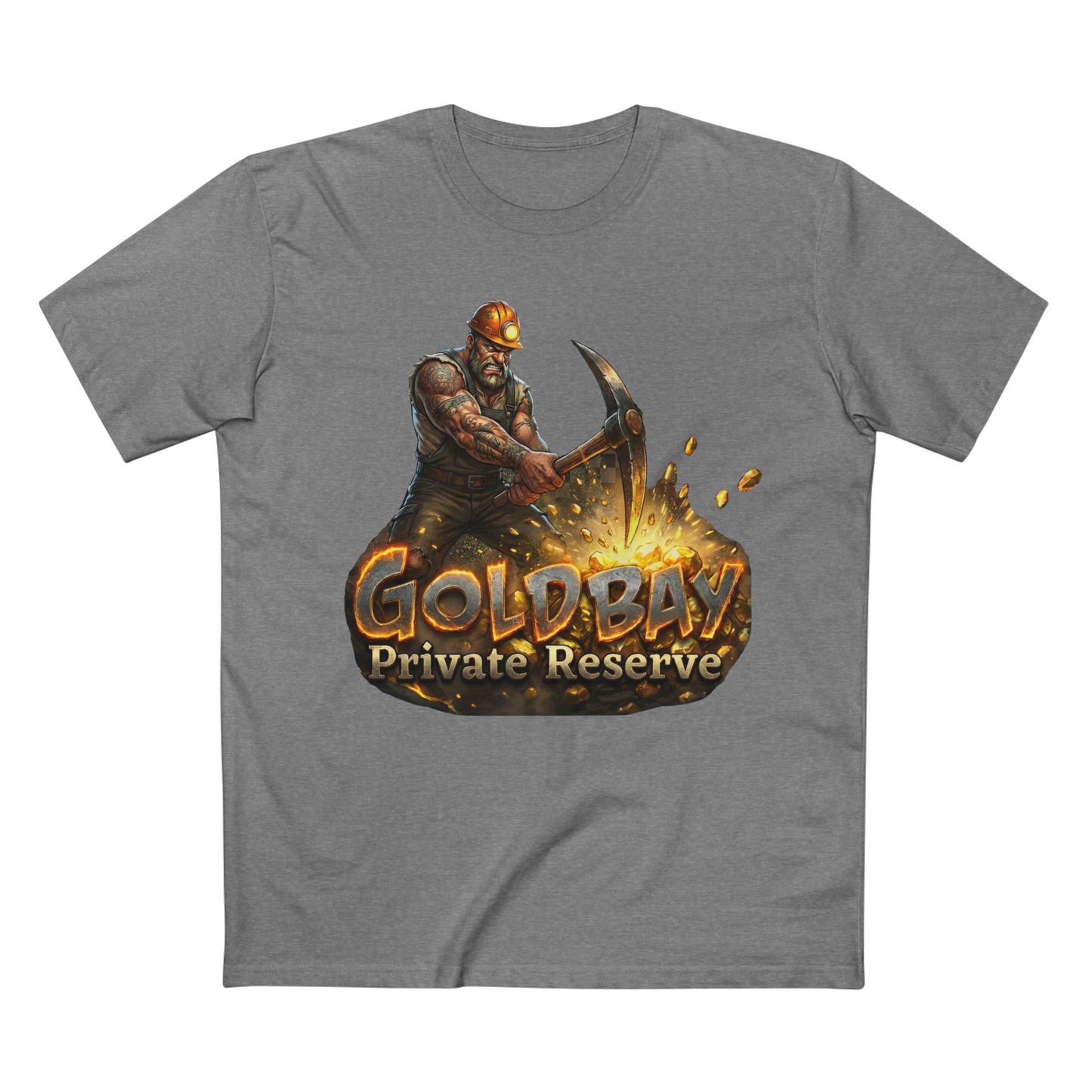 Gold Davy Private Reserve Miner T-Shirt — Gold Miner Graphic Tee