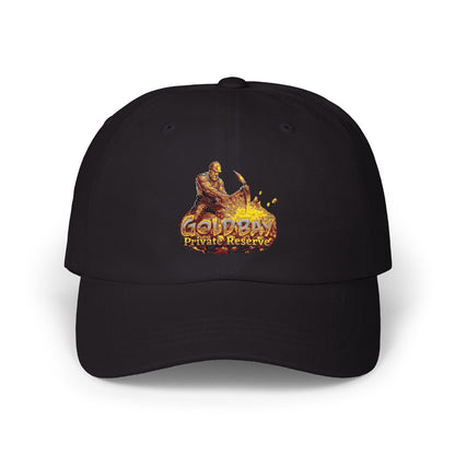 Dad Cap — Retro Gold Lava Graphic Classic Dad Cap