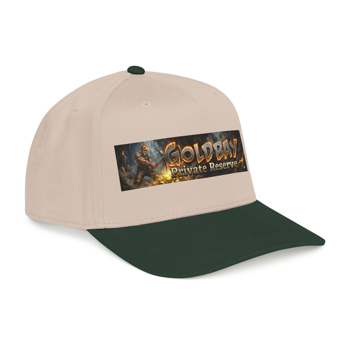 GoldPay 'Private Reserve' Baseball Cap — Miner Logo Strapback