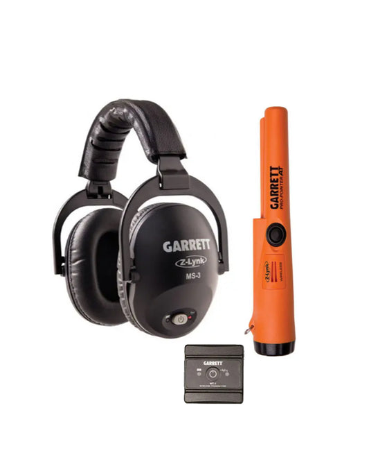 Garrett Pro-Pointer AT Z-Lynk/MS-3 Wireless Headphones Kit