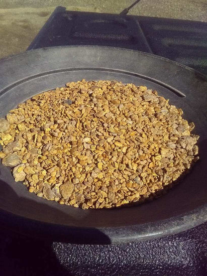 Central Nevada super chunky paydirt. Bigger gold! 5 grams