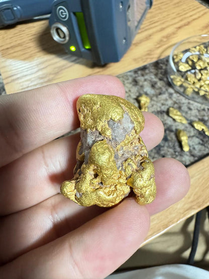 HIgh purity Mexican Gold nugget - 111.94 grams