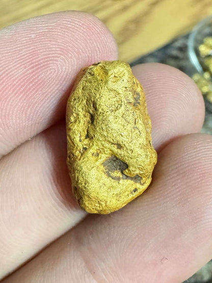HIgh purity Mexican Gold nugget - 16.80 grams - 98.66 pure - DENSE!