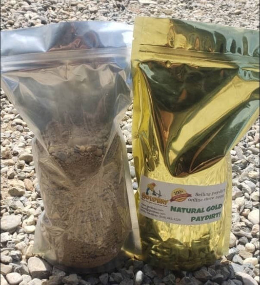 Mount Bullion Mariposa Hard Rock Paydirt - 1 gram coarse hardrock gold added