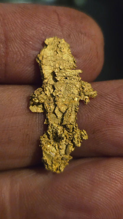 Museum-Quality Calaveras Crystalline Leaf Gold - 2.88 Gram Specimen