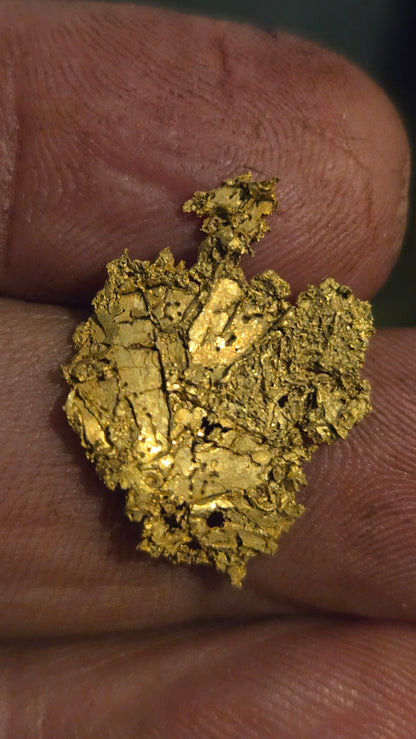 Museum-Quality Calaveras Crystalline Leaf Gold - 2.16 Gram Specimen