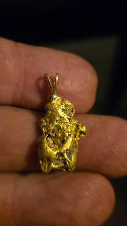 Gold Nugget Pendant - 7.79 grams