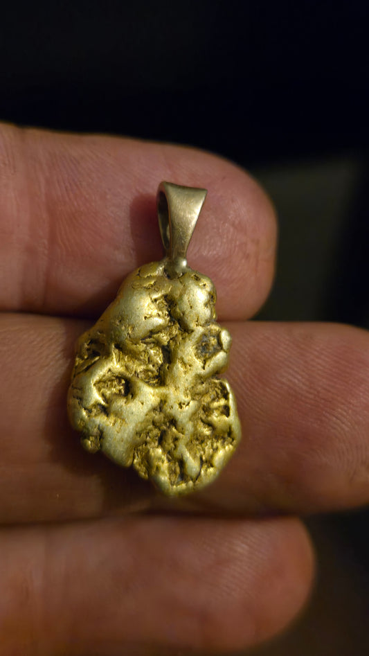 Gold Nugget Pendant - 11.94 grams