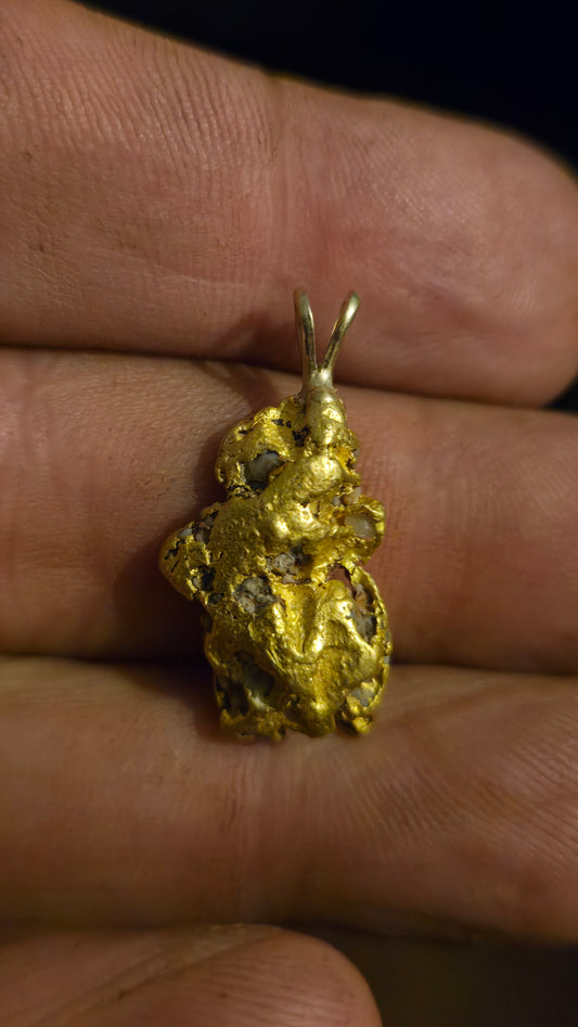 Gold Nugget Pendant - 7.79 grams