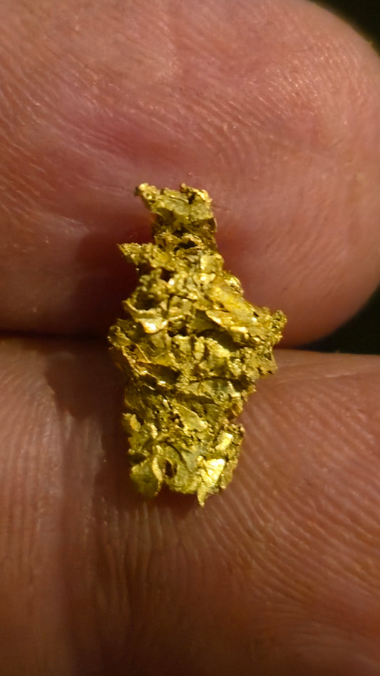 Museum-Quality Calaveras Crystalline Leaf Gold - 0.93 Gram Specimen