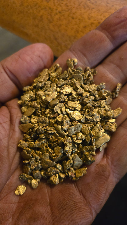 #6 Mesh Gold Nuggets. Overstock 1 ounce lots on sale! Get up to 5% off!